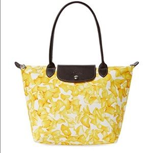 Longchamp Le Pliage Large Darshan Flower Tote